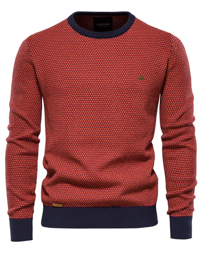 Men's Chequered Sweater
