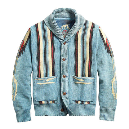 Single Breasted Long Sleeve Knit Cardigan