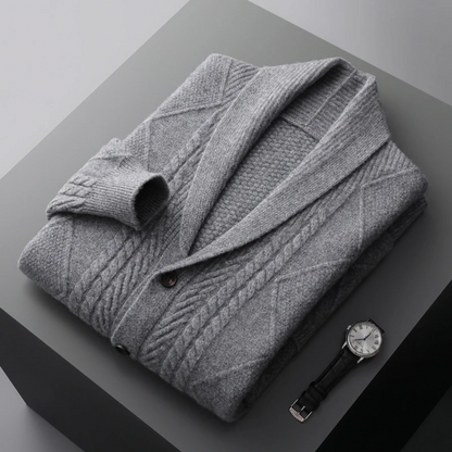Savoca Merino Wool Cardigan
