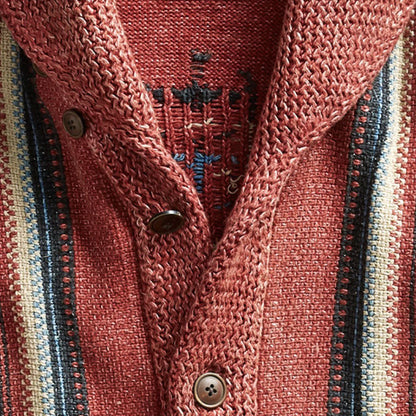 Single Breasted Long Sleeve Knit Cardigan