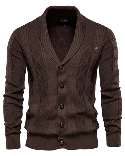 Men's Luxury Cardigan with Buttons