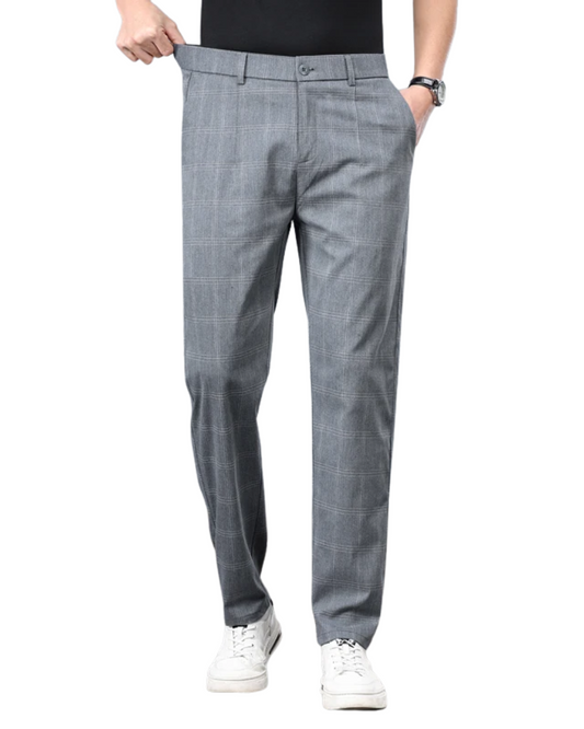 Plaid Stretch Pants